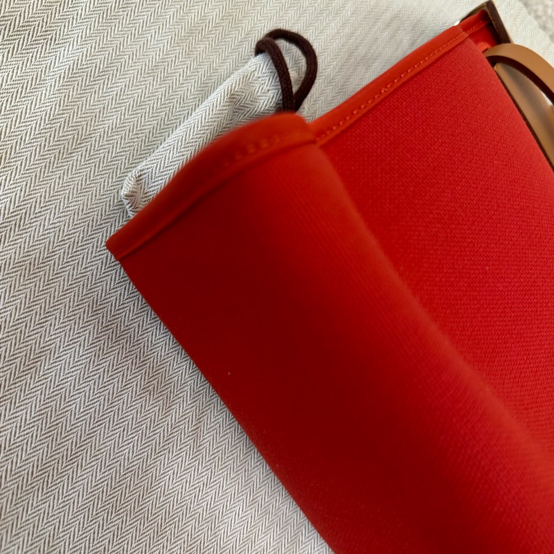 Hermès/愛馬仕 Herbag31 金棕拼紅 銀扣 X刻保存狀態極佳,-4