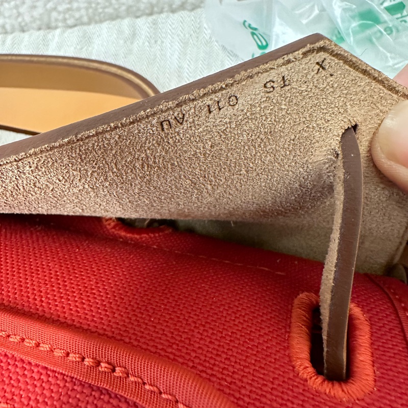 Hermès/愛馬仕 Herbag31 金棕拼紅 銀扣 X刻保存狀態極佳,-7