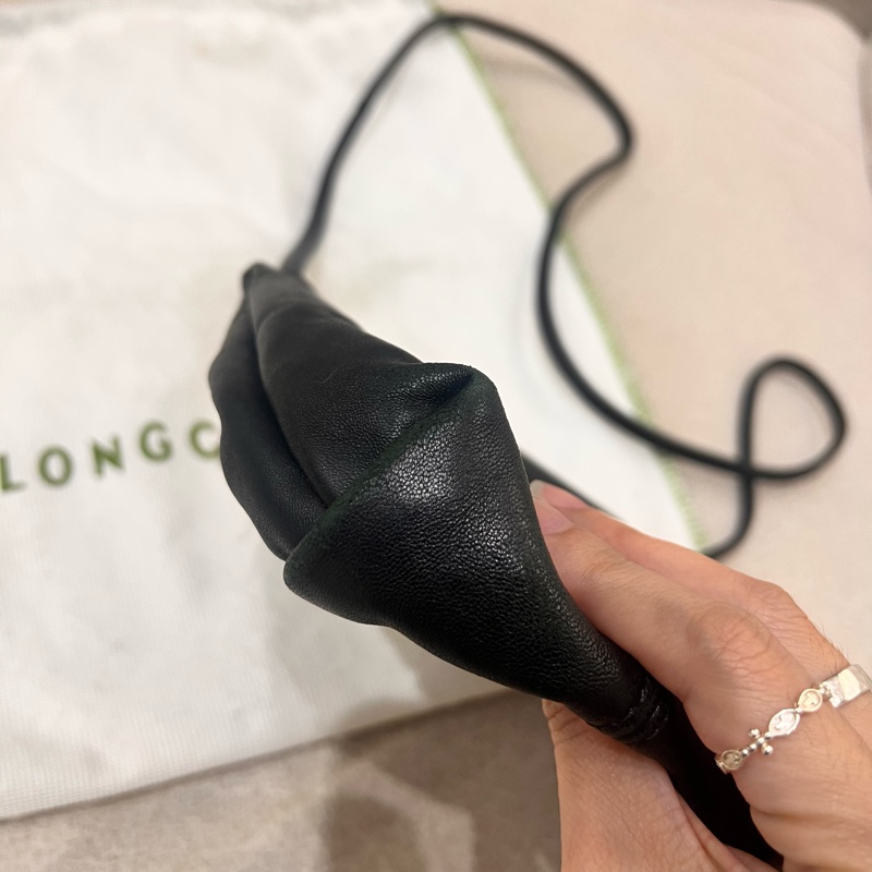 Longchamp 小羊皮 郵差包（已售出）-3