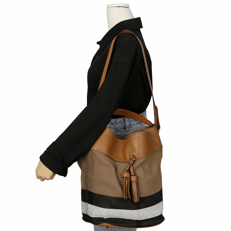 BURBERRY Ashby 流蘇單肩手提包 3982937-13