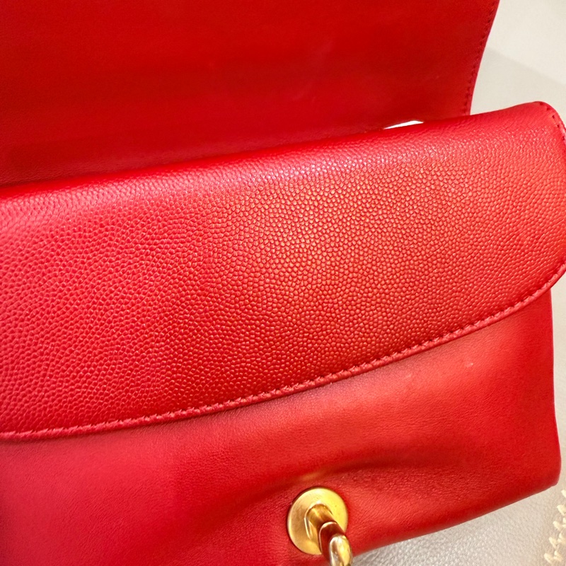 CHANEL風琴包/正紅色-2