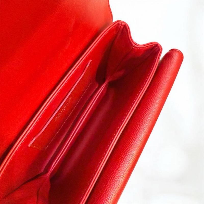 CHANEL風琴包/正紅色-8