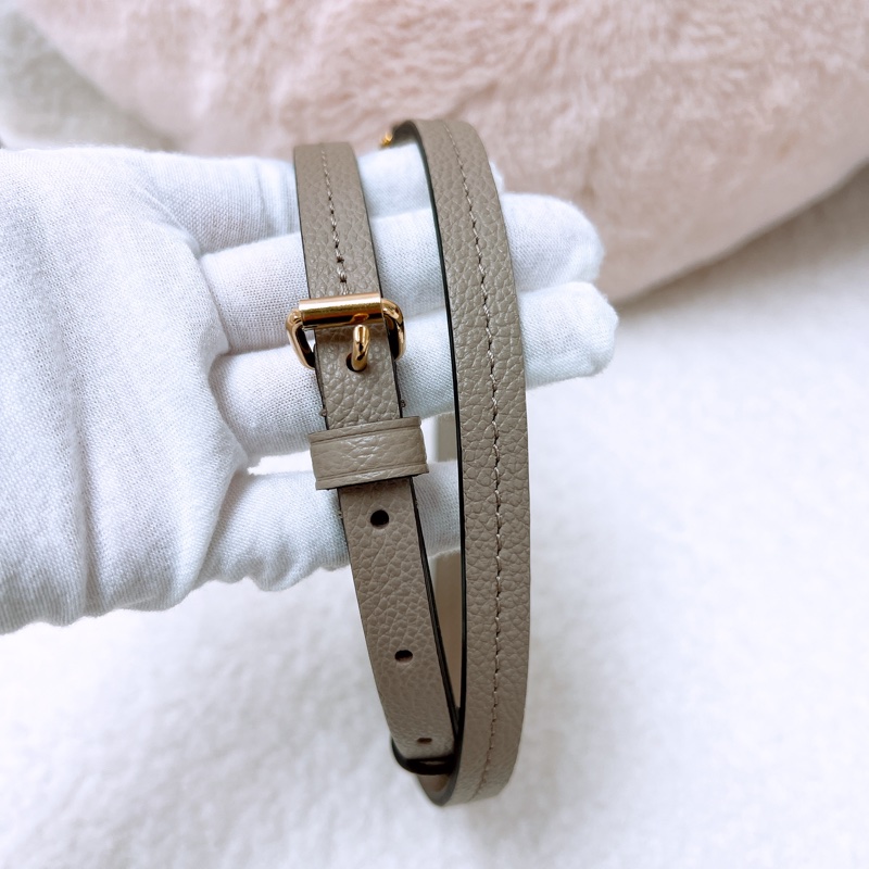 Lv tiny 灰米拼色迷你背包 單肩兩用-14