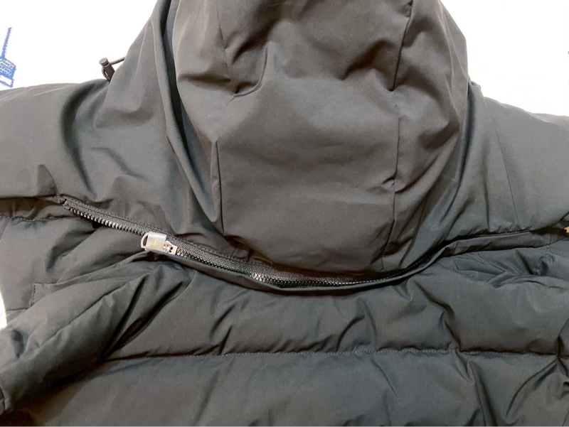 BURBERRY英國黑色連帽鵝絨大衣M-17