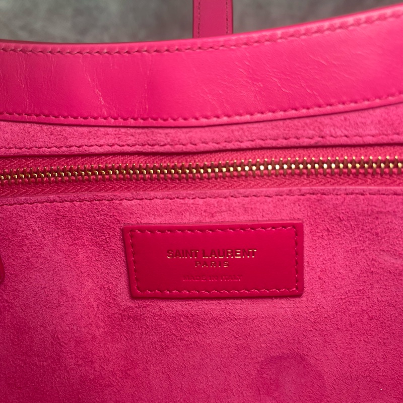 Saint Laurent (聖羅蘭）YSL 粉色Hobo Bag 腋下包 单肩包 斜挎包-12