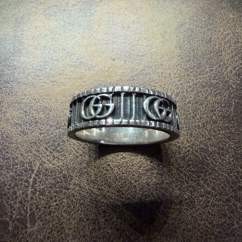 Gucci Marmont純銀戒指-1