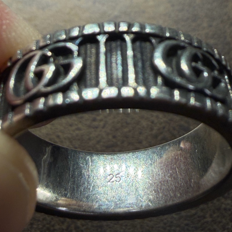 Gucci Marmont純銀戒指-2