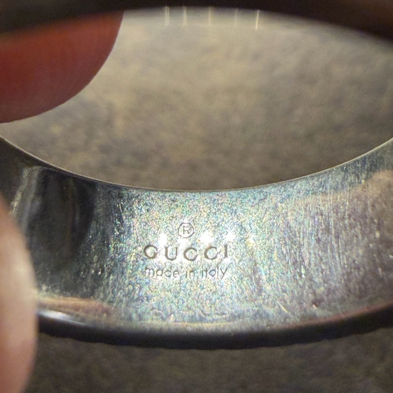 Gucci Marmont純銀戒指-4