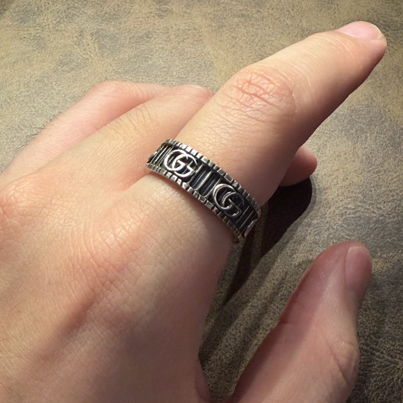 Gucci Marmont純銀戒指-5