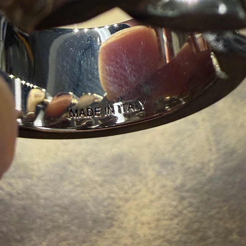 Alexander McQueen 寬版簍空銀戒指-3