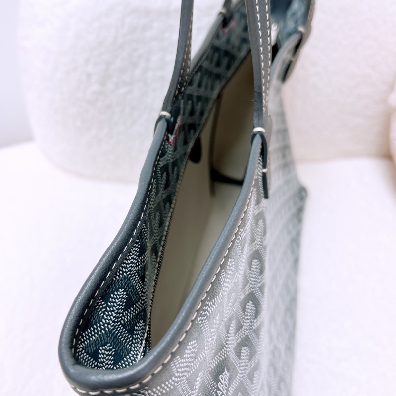 Goyard artois pm 灰色老花托特包-10