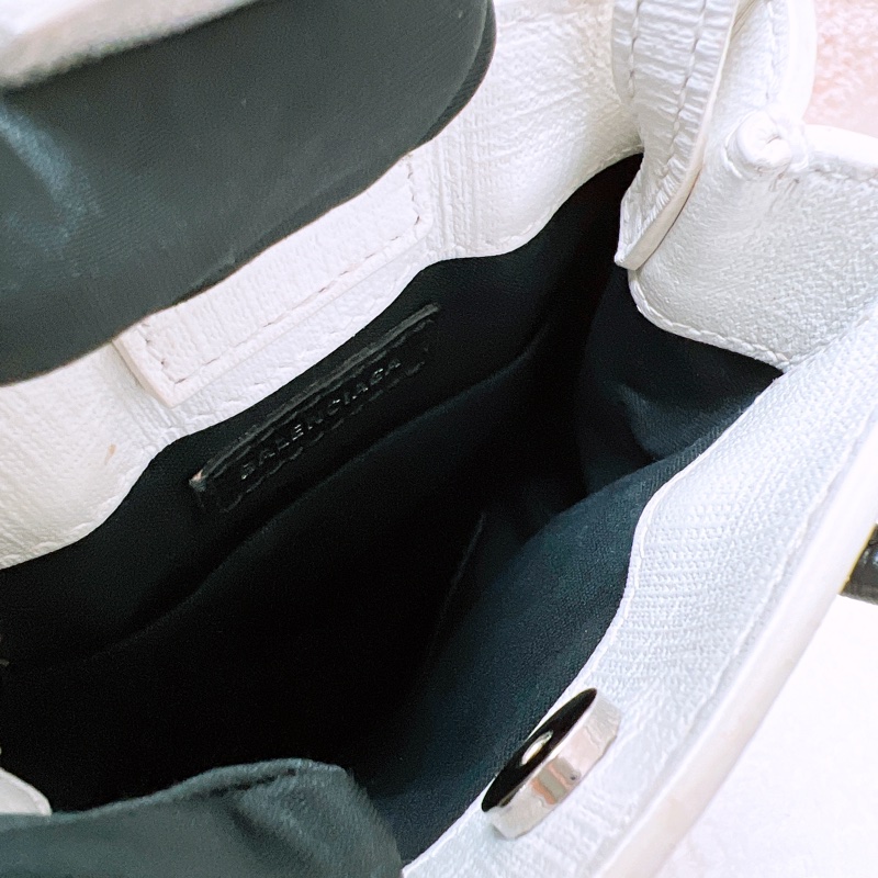 Balenciaga shopper 白色購物提袋手機包-14
