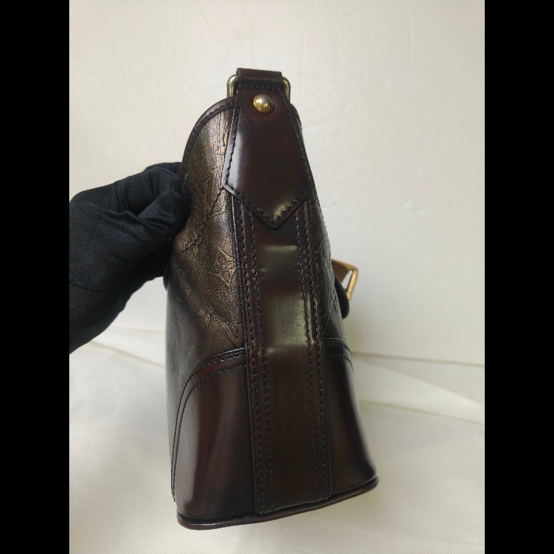 🔥年終狂降🔥【限時降價只到12/31(原36,800)】㊣✨Louis Vuitton✨路易威登 LV 稀有 古銅 壓紋 老花 壓釦 單肩背 肩背包/二手精品/二手包/保證正品🌳二手樹屋🌳-5