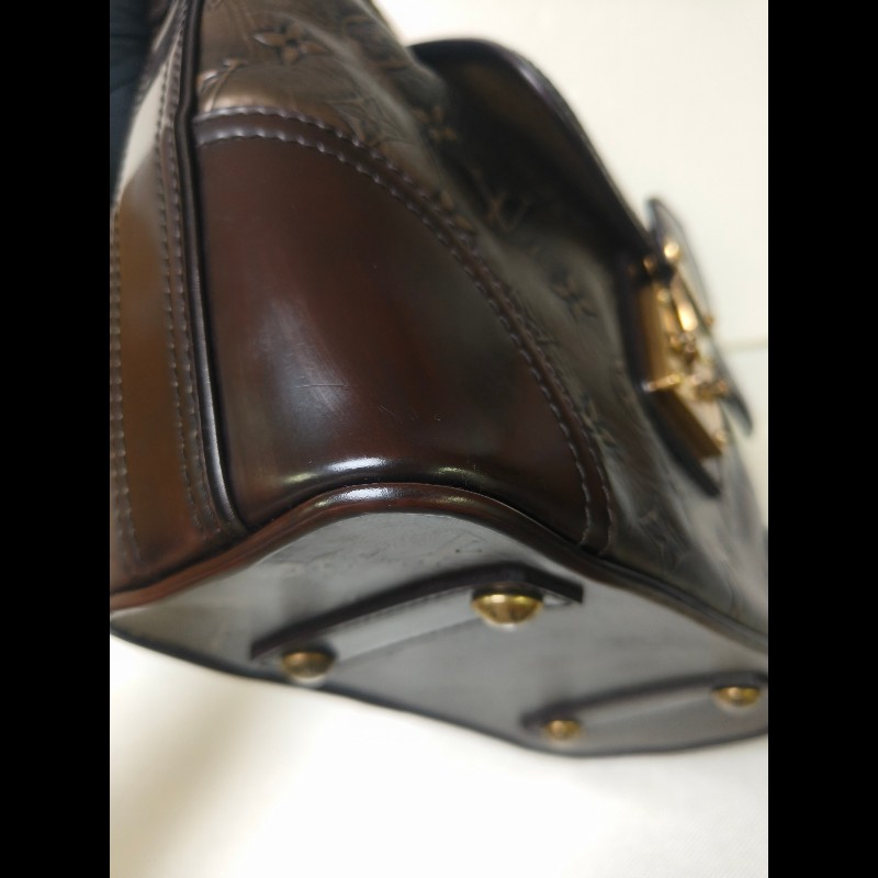 🔥年終狂降🔥【限時降價只到12/31(原36,800)】㊣✨Louis Vuitton✨路易威登 LV 稀有 古銅 壓紋 老花 壓釦 單肩背 肩背包/二手精品/二手包/保證正品🌳二手樹屋🌳-8