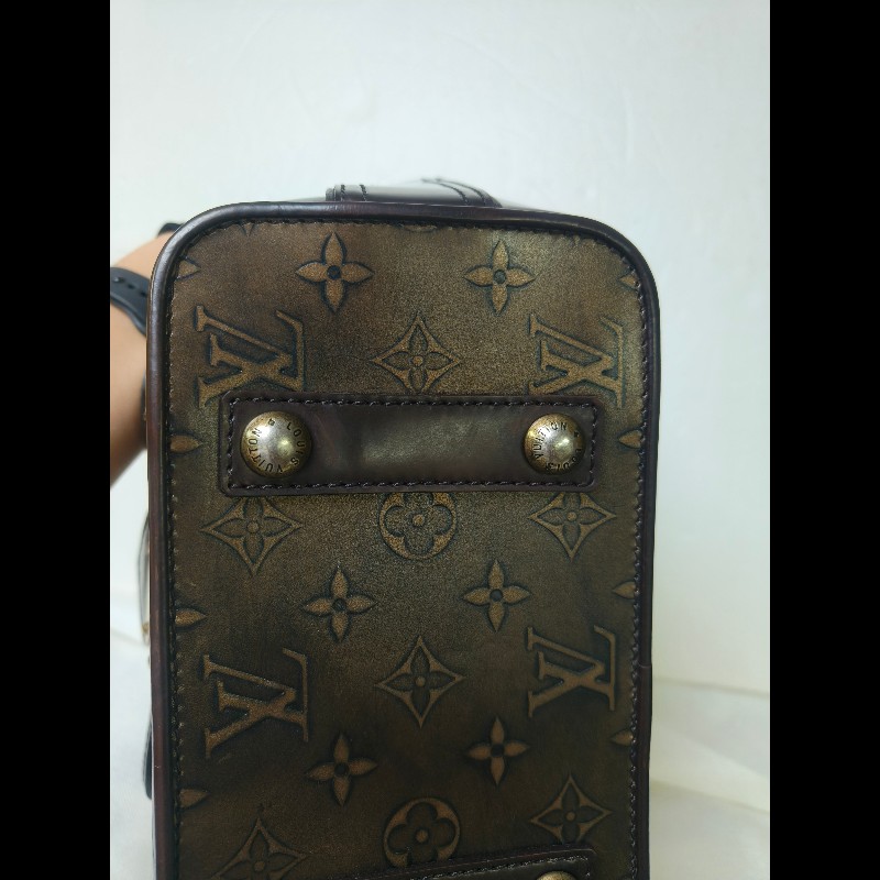 🔥年終狂降🔥【限時降價只到12/31(原36,800)】㊣✨Louis Vuitton✨路易威登 LV 稀有 古銅 壓紋 老花 壓釦 單肩背 肩背包/二手精品/二手包/保證正品🌳二手樹屋🌳-11