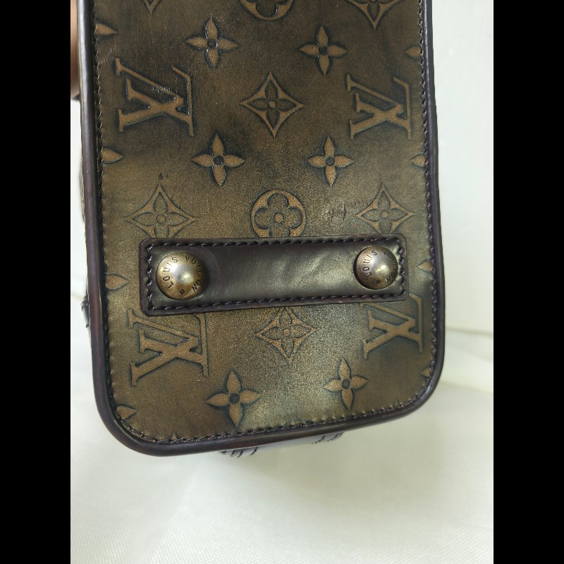 🔥年終狂降🔥【限時降價只到12/31(原36,800)】㊣✨Louis Vuitton✨路易威登 LV 稀有 古銅 壓紋 老花 壓釦 單肩背 肩背包/二手精品/二手包/保證正品🌳二手樹屋🌳-12