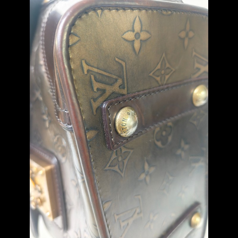 🔥年終狂降🔥【限時降價只到12/31(原36,800)】㊣✨Louis Vuitton✨路易威登 LV 稀有 古銅 壓紋 老花 壓釦 單肩背 肩背包/二手精品/二手包/保證正品🌳二手樹屋🌳-13