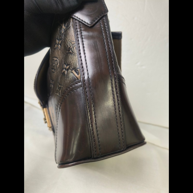 🔥年終狂降🔥【限時降價只到12/31(原36,800)】㊣✨Louis Vuitton✨路易威登 LV 稀有 古銅 壓紋 老花 壓釦 單肩背 肩背包/二手精品/二手包/保證正品🌳二手樹屋🌳-24