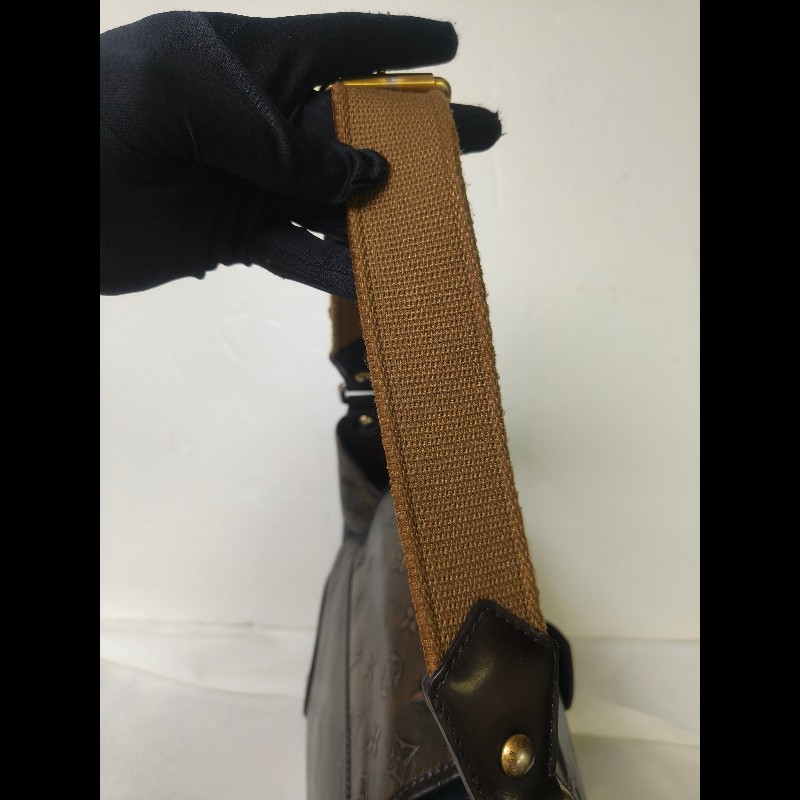 🔥年終狂降🔥【限時降價只到12/31(原36,800)】㊣✨Louis Vuitton✨路易威登 LV 稀有 古銅 壓紋 老花 壓釦 單肩背 肩背包/二手精品/二手包/保證正品🌳二手樹屋🌳-33