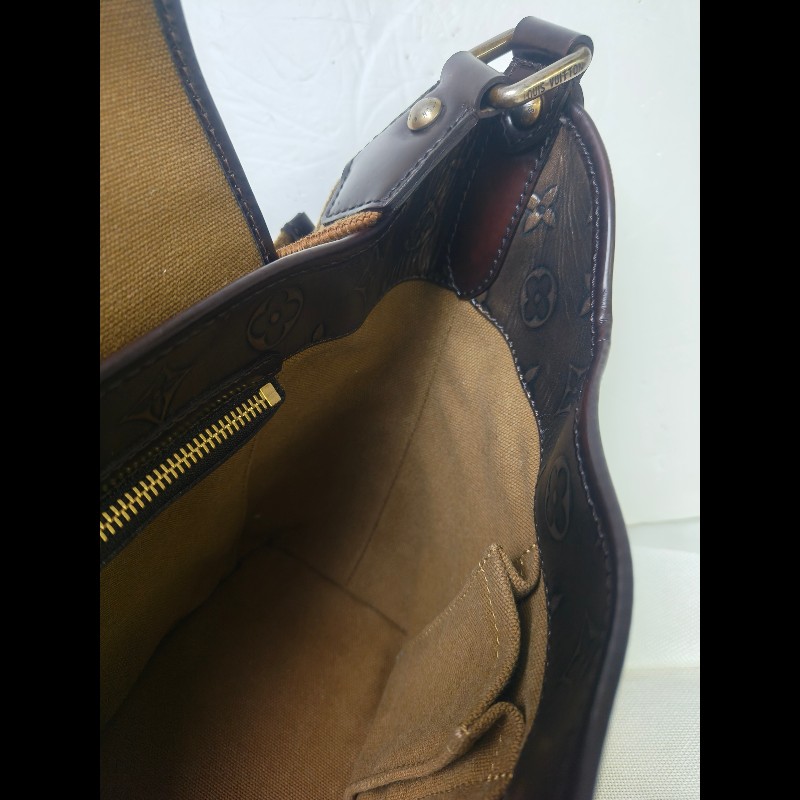 🔥年終狂降🔥【限時降價只到12/31(原36,800)】㊣✨Louis Vuitton✨路易威登 LV 稀有 古銅 壓紋 老花 壓釦 單肩背 肩背包/二手精品/二手包/保證正品🌳二手樹屋🌳-39