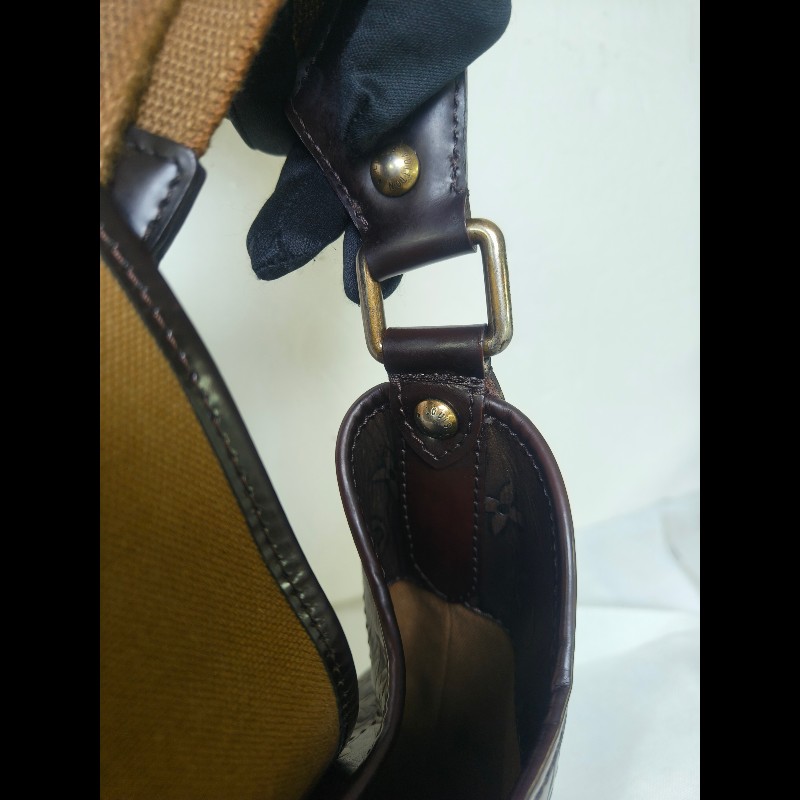 🔥年終狂降🔥【限時降價只到12/31(原36,800)】㊣✨Louis Vuitton✨路易威登 LV 稀有 古銅 壓紋 老花 壓釦 單肩背 肩背包/二手精品/二手包/保證正品🌳二手樹屋🌳-43