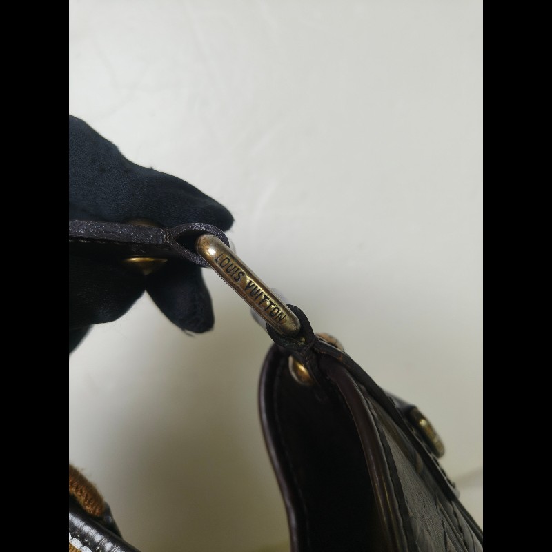 🔥年終狂降🔥【限時降價只到12/31(原36,800)】㊣✨Louis Vuitton✨路易威登 LV 稀有 古銅 壓紋 老花 壓釦 單肩背 肩背包/二手精品/二手包/保證正品🌳二手樹屋🌳-44