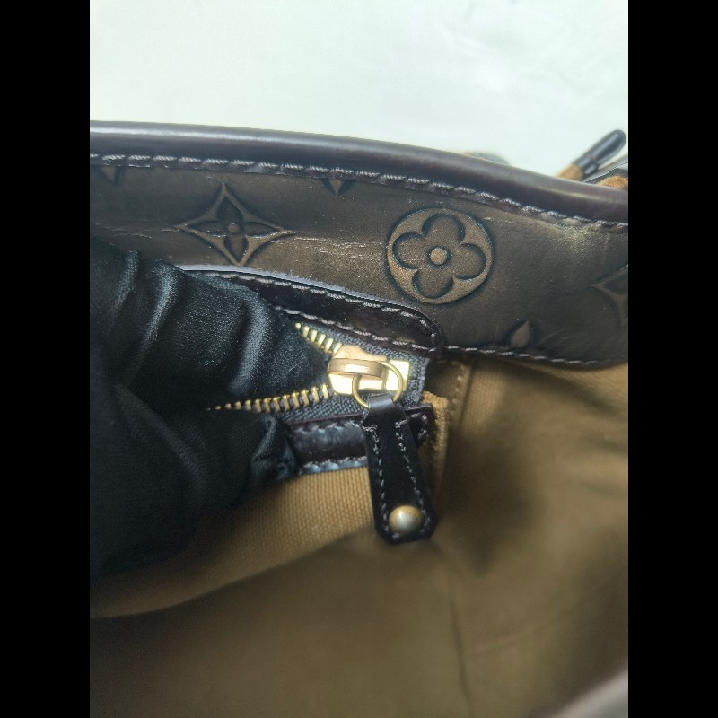 🔥年終狂降🔥【限時降價只到12/31(原36,800)】㊣✨Louis Vuitton✨路易威登 LV 稀有 古銅 壓紋 老花 壓釦 單肩背 肩背包/二手精品/二手包/保證正品🌳二手樹屋🌳-47