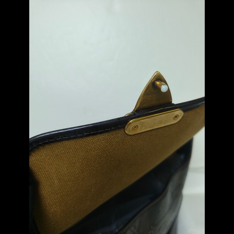 🔥年終狂降🔥【限時降價只到12/31(原36,800)】㊣✨Louis Vuitton✨路易威登 LV 稀有 古銅 壓紋 老花 壓釦 單肩背 肩背包/二手精品/二手包/保證正品🌳二手樹屋🌳-49