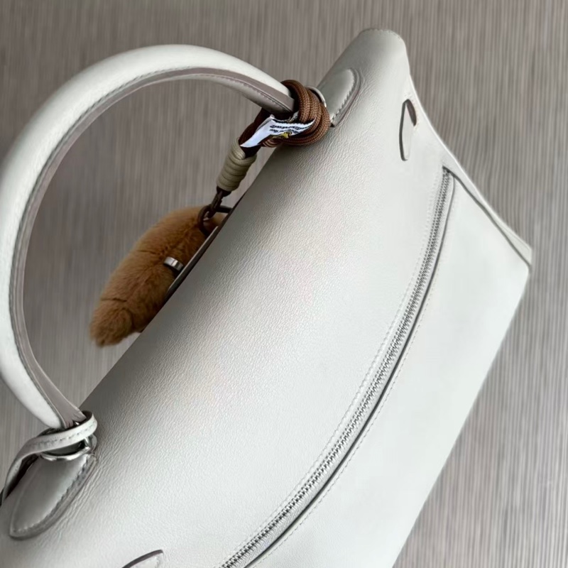 80珍珠灰銀扣kelly Lakis 35 🧊Gris perle[哇]致命高級高級感🩶lakis只漲不跌-2