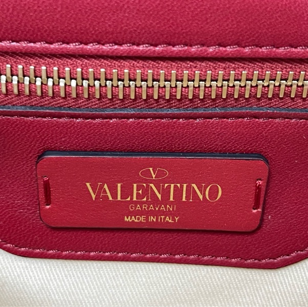 Valentino 華倫天奴 菱形鉚釘經典紅色candystud雲朵女士包-12