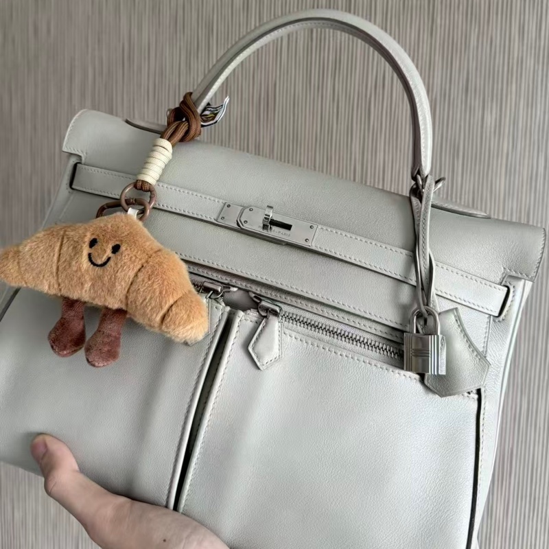 80珍珠灰銀扣kelly lakis 35🧊Gris perle[哇]致命高級高級感🩶lakis只漲不跌-5