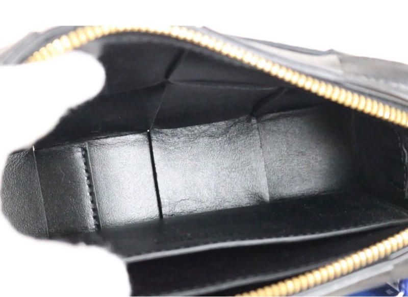 「JL精品代購」97新 bv八格黑色單肩包-7