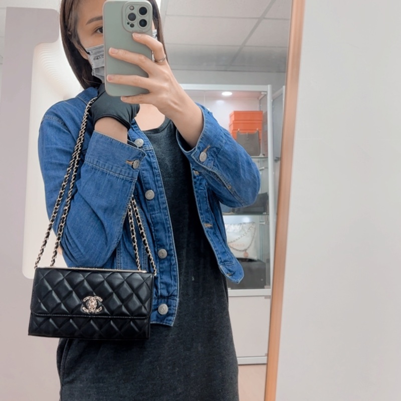 Chanel trendy woc 鏈條包/橫版kelly-14