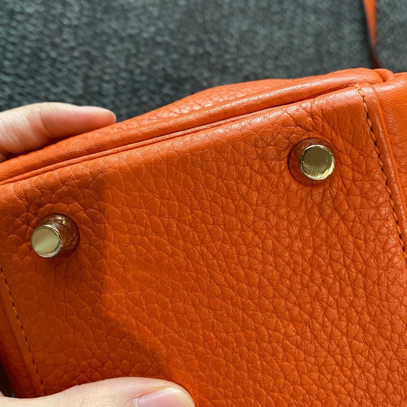 Hermes 橙色金扣Kelly32-9