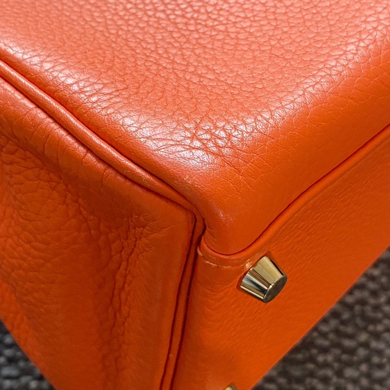 Hermes 橙色金扣Kelly32-18