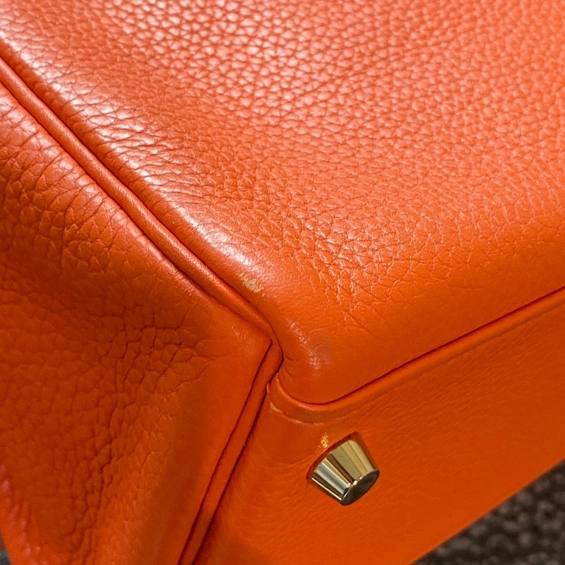 Hermes 橙色金扣Kelly32-20