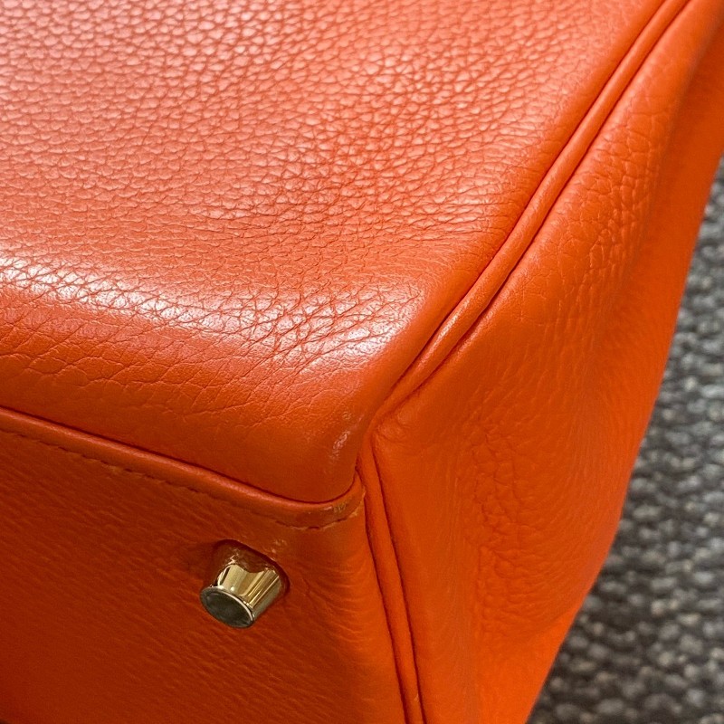 Hermes 橙色金扣Kelly32-21