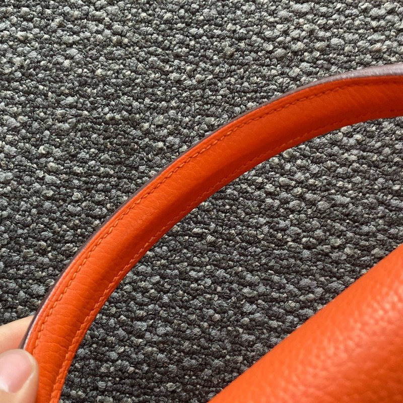 Hermes 橙色金扣Kelly32-27
