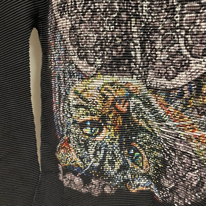 ▪️富貴選物FUGUEI▪️三宅一生ME 黑色長袖橫尾美美貓咪上衣-3