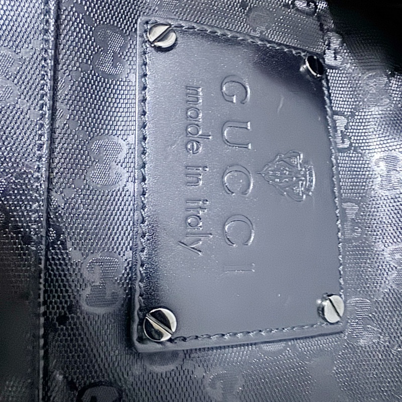 Gucci酷炫黑色漂亮肩背包-15