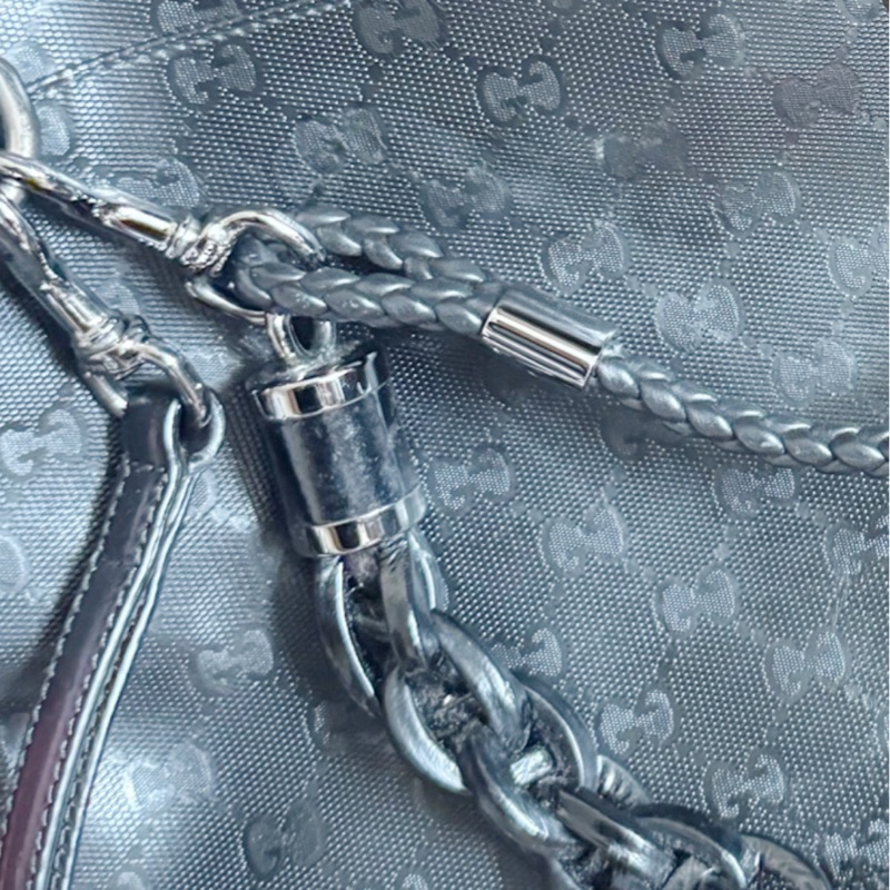 Gucci帥氣黑色漂亮肩背包-3