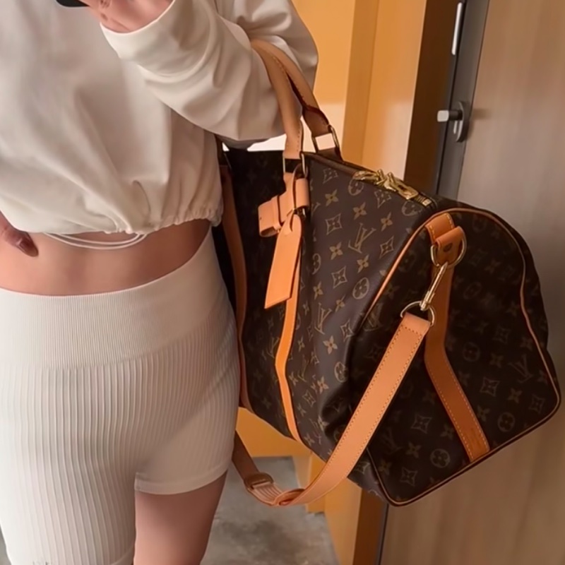 🌷Louis Vuitton Keepall55行李袋.旅行包｜經典花紋✦fufu style 精品✦ 氣質款｜-2