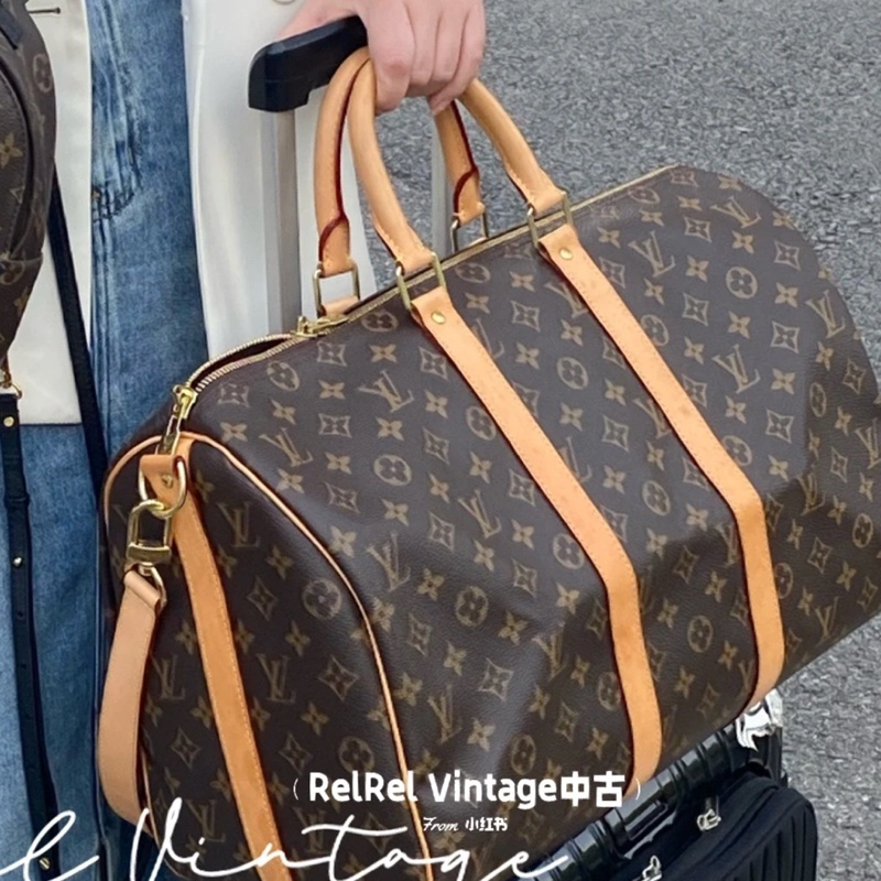 🌷Louis Vuitton Keepall55行李袋.旅行包｜經典花紋✦fufu style 精品✦ 氣質款｜-3