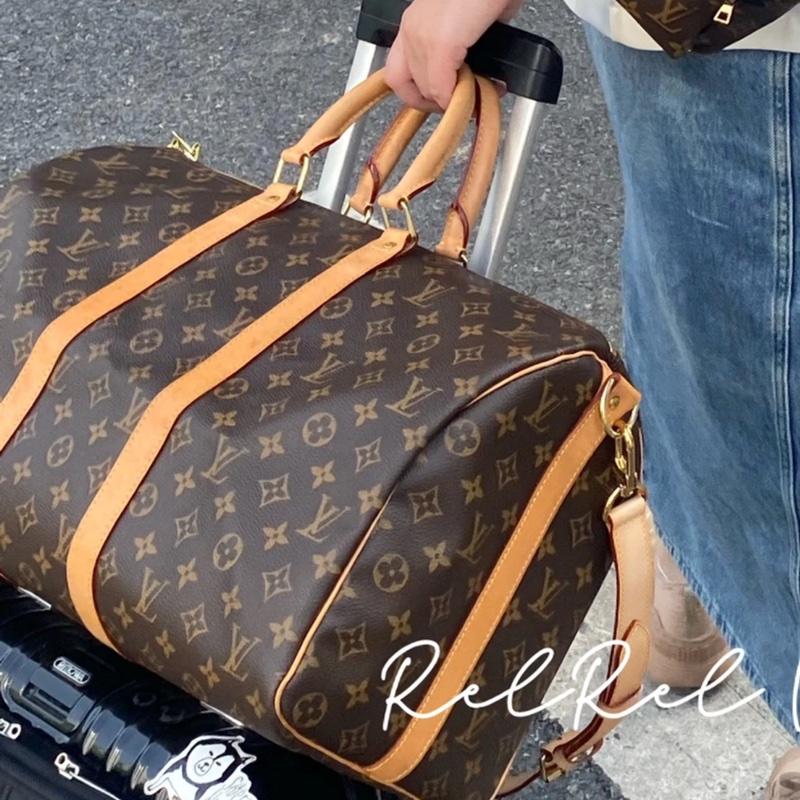 🌷Louis Vuitton Keepall55行李袋.旅行包｜經典花紋✦fufu style 精品✦ 氣質款｜-8