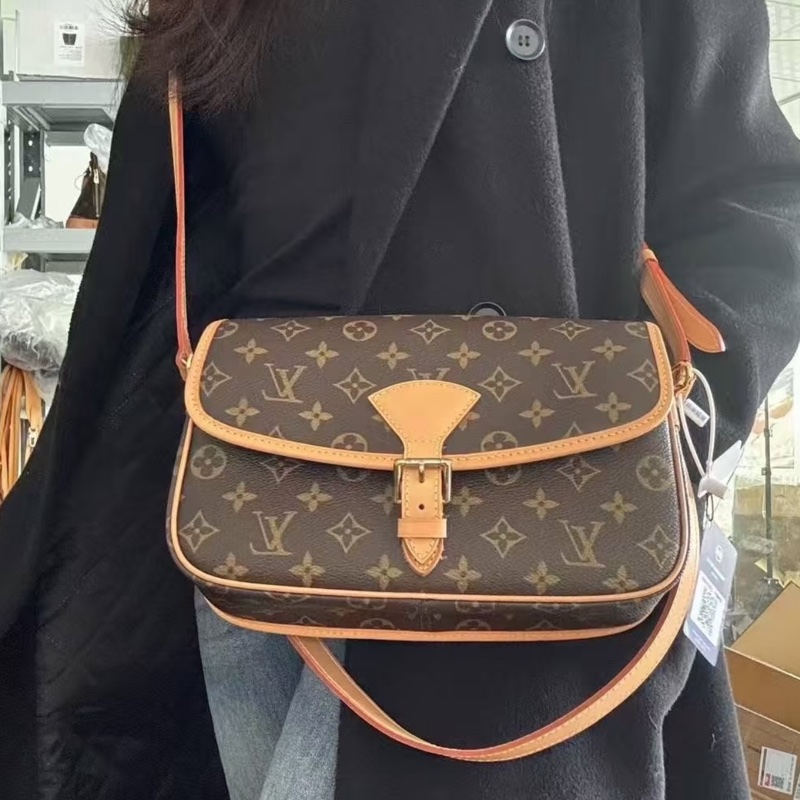 🌷LouisVuitton 老式法棍包.協背包.側背包 ｜經典花紋✦fufu style 精品✦ 氣質款｜-0