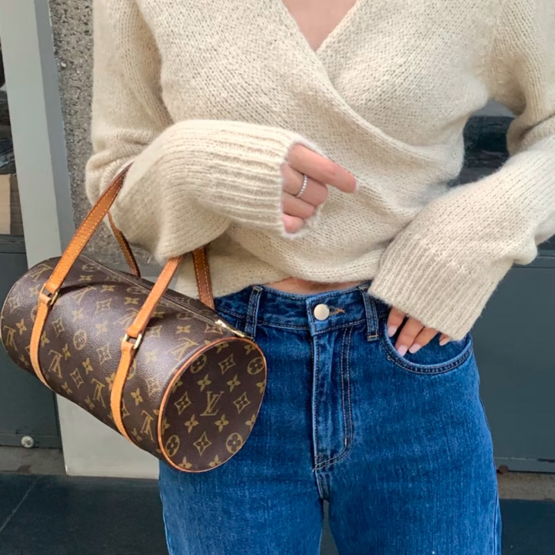 🌷LouisVuitton 巴比龍手提包協背包側背包 ｜經典花紋✦fufu style 精品✦ 氣質款｜-1