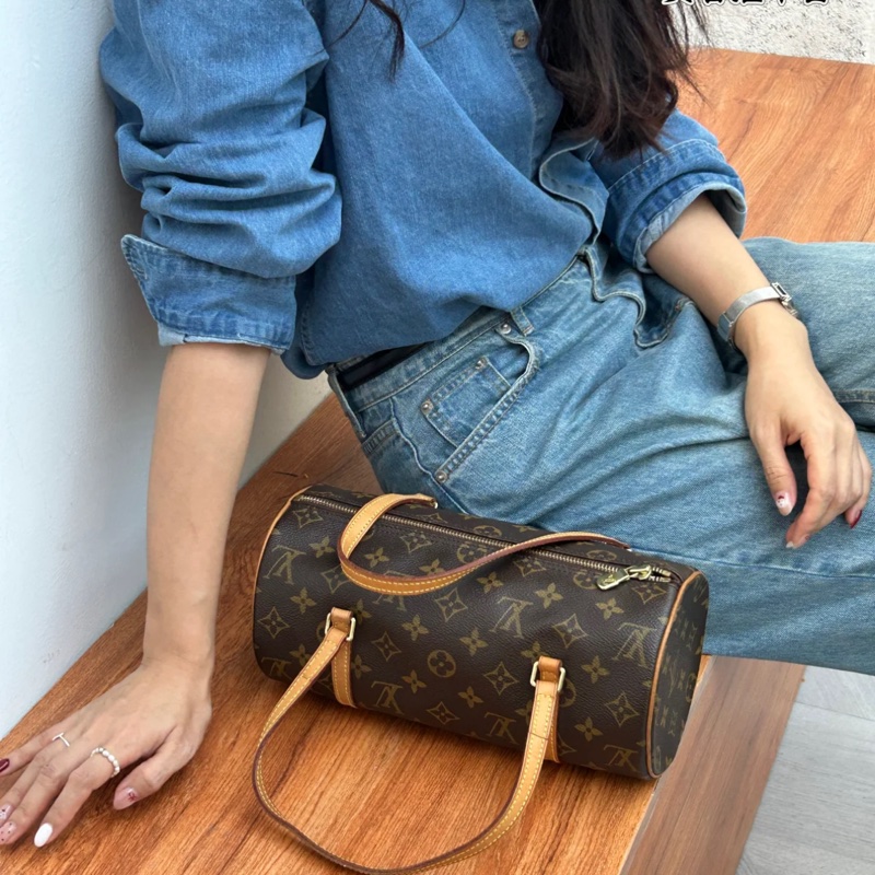 🌷LouisVuitton 巴比龍手提包協背包側背包 ｜經典花紋✦fufu style 精品✦ 氣質款｜-7