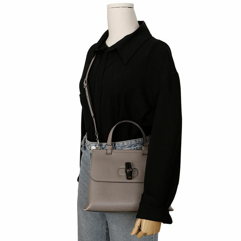 GUCCI 竹製手提單肩包 370831-17