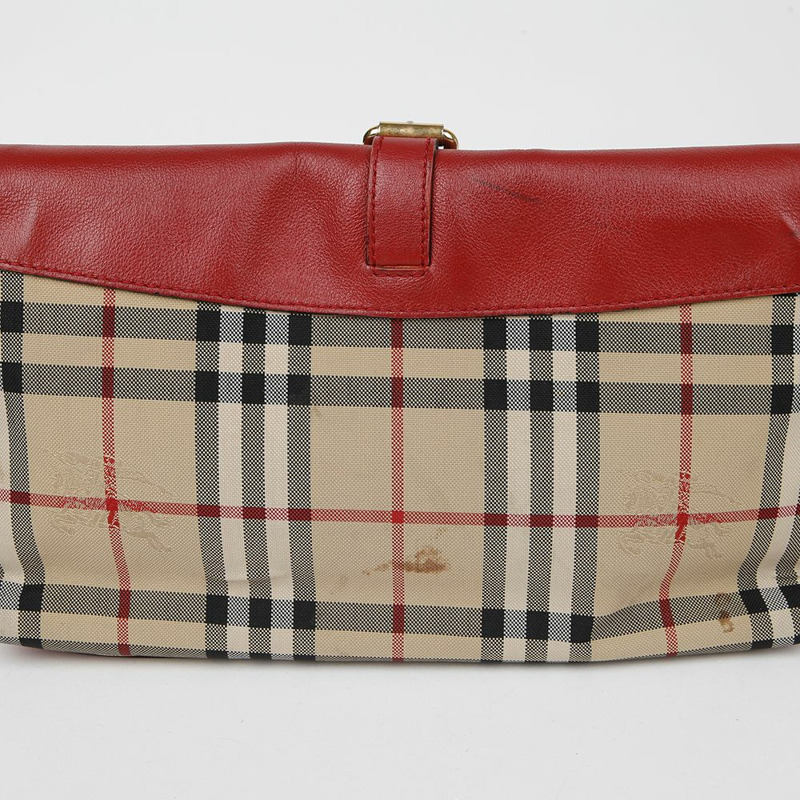 BURBERRY 格紋肩斜背包 3942126-3