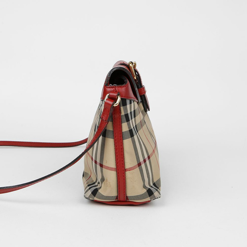 BURBERRY 格紋肩斜背包 3942126-4